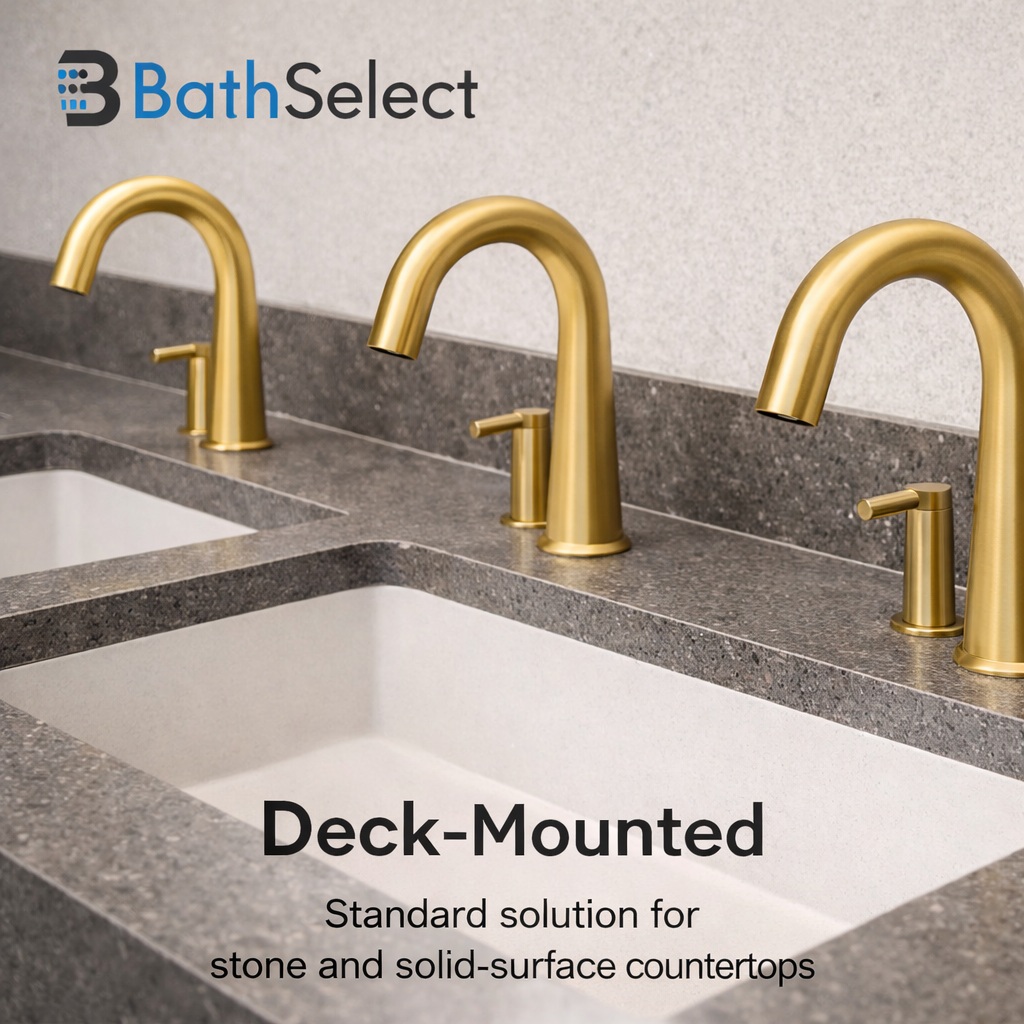 Deck mounted touchless